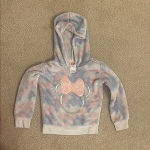 Disney Pastel Tie-Dye Hoodie with Bow